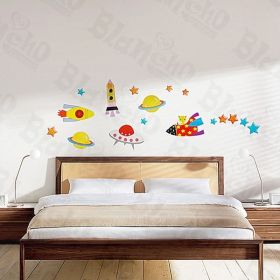 Spaceships - Large Wall Decals Stickers Appliques Home Decor
