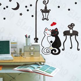 Sweet Cats - Large Wall Decals Stickers Appliques Home Decor