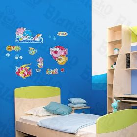 Sea Fish - Wall Decals Stickers Appliques Home Decor