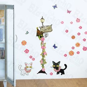 Caf Cats - Large Wall Decals Stickers Appliques Home Decor