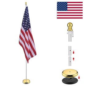 8FT Sectional Flag Pole Kit | 22FLP014-8FTS-B.V1 Upgraded Version