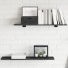 Bookshelf Boards 4 pcs Gray 31.5"x7.9"x0.6" Engineered Wood