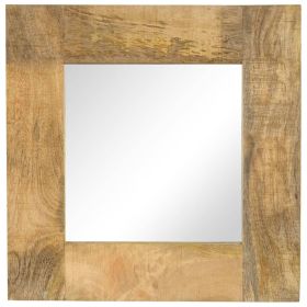 Mirror Solid Mango Wood 19.7"x19.7"