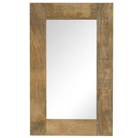 Mirror Solid Mango Wood 19.7"x31.5"