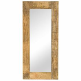 Mirror Solid Mango Wood 19.7"x43.3"