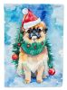 Pekingese Christmas Garden Flag Mailbox Flag Decorative Yard Flag Banner Outside Patio Artwork Yard Flower Beds, Garden Size, Multicolor