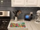 NEW Roses in Watercolor Glass Cutting Board Decorative Tempered Glass Kitchen Cutting and Serving Board Large Size Chopping Board