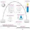 Balloon Arch Stand Kit Adjustable Background Balloon Frame Stand Set