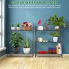 3 Tier Plant Stand Shelf Flower Pot Holder Display Rack 88LBS Utility Storage Organizer