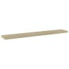 Bookshelf Boards 8 pcs Sonoma Oak 23.6"x3.9"x0.6" Engineered Wood