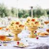 VEVOR 10PCS 16cm/6.3' Wedding Flower Vase Metal Gold Floral Stand for Table