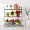 3 Tier Plant Stand Shelf Flower Pot Holder Display Rack 88LBS Utility Storage Organizer