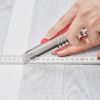 VEVOR Self Adhesive Vinyl Floor Tiles 390 x 23.6 inch, 1.5mm Thick Peel & Stick, Light Gray Wood Grain DIY Flooring for Kitchen, Dining Room
