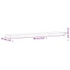 Bookshelf Boards 8 pcs Gray 23.6"x3.9"x0.6" Engineered Wood