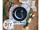 DIY Stitch Kit - Celestial Garden - Embroidery Kit
