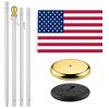 8FT Sectional Flag Pole Kit | 22FLP014-8FTS-B.V1 Upgraded Version