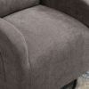 JiaDa Upholstered Swivel Glider.Rocking Chair for Nursery in Dark Grey.Modern Style One Left Bag