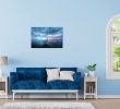 Oppidan Home "Awe Inspiring Glacier at Sunset" (32"H x 48"W)