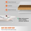 VEVOR Wall Mounted Folding Table, 47.24" x 19.69" Wall Mount Drop Leaf Table, Floating Desk with Iron Bracket, Fold Down Desk for Small Spaces