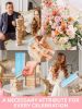 Wedding Guest Book Alternative 75 pcs Wooden Block Guest Book for Wedding Sign in Wedding Decorations for Reception Unique Wedding Book with 4 Color S