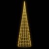 Christmas Tree Light on Flagpole 3000 LEDs Warm White 315"