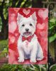 Westie My Valentine Garden Flag Mailbox Flag Decorative Yard Flag Banner Outside Patio Artwork Yard Flower Beds, Garden Size, Multicolor
