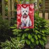 Westie My Valentine Garden Flag Mailbox Flag Decorative Yard Flag Banner Outside Patio Artwork Yard Flower Beds, Garden Size, Multicolor