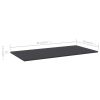 Bookshelf Boards 4 pcs Gray 31.5"x7.9"x0.6" Engineered Wood