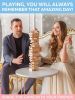 Wedding Guest Book Alternative 75 pcs Wooden Block Guest Book for Wedding Sign in Wedding Decorations for Reception Unique Wedding Book with 4 Color S