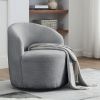 [Video] Welike Swivel barrel chair, living room swivel chair with round storage chair, 360 ¬∞ swivel club chair, nursery, bedroom, office