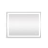Frameless Rectangular LED Light Bathroom Vanity Mirror