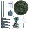 LED Lights Collapsible Christmas Tree Light with Remote App Control IP65 Waterproof Customized Multi-Color Mode Timer Setting Work with Alexa Google