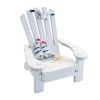 Beach Chair Home Decoration Creative Cute Ocean Beach Chair Ornament Wooden Craft Mini Miniature Kids Toy Decoraci√≥n Hogar