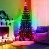 LED Lights Collapsible Christmas Tree Light with Remote App Control IP65 Waterproof Customized Multi-Color Mode Timer Setting Work with Alexa Google