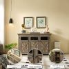 3 Doors Cabinet Large Buffet Sideboard Cabinet